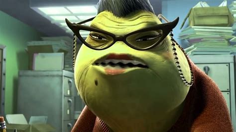 monsters inc paperwork lady|slug receptionist monsters inc.